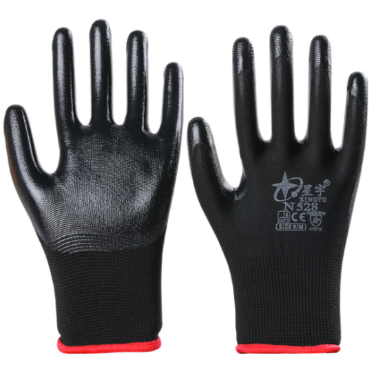 Nitrile work gloves from Endurance Surfaces, Cornwall and Devon