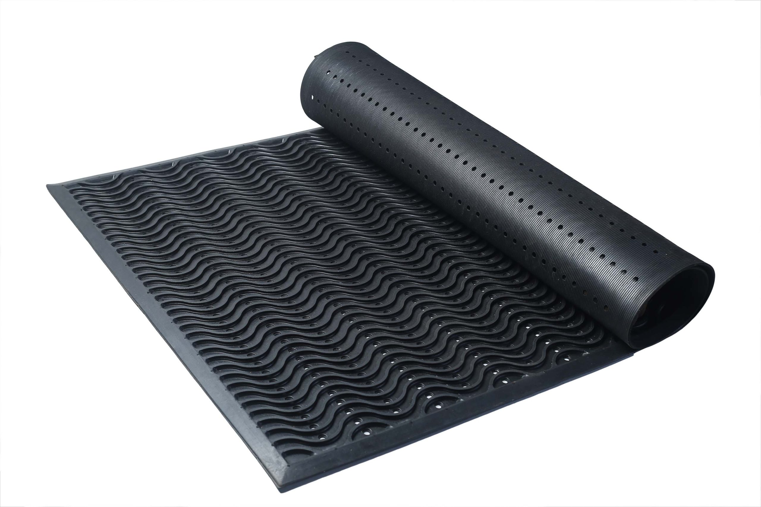 Rubber Floor Gym mats, Commercial Flooring 12mm(6ftx4ft) Foot Bubble Top  Pattern